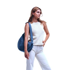 GOTBAG. Moon Bag monochrome large deep ocean